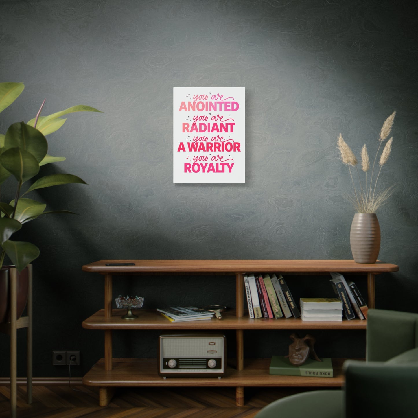 Inspirational Wall Art Print, Motivational Home Decor, Christian Canvases, Gift for Her, Uplifting Affirmations