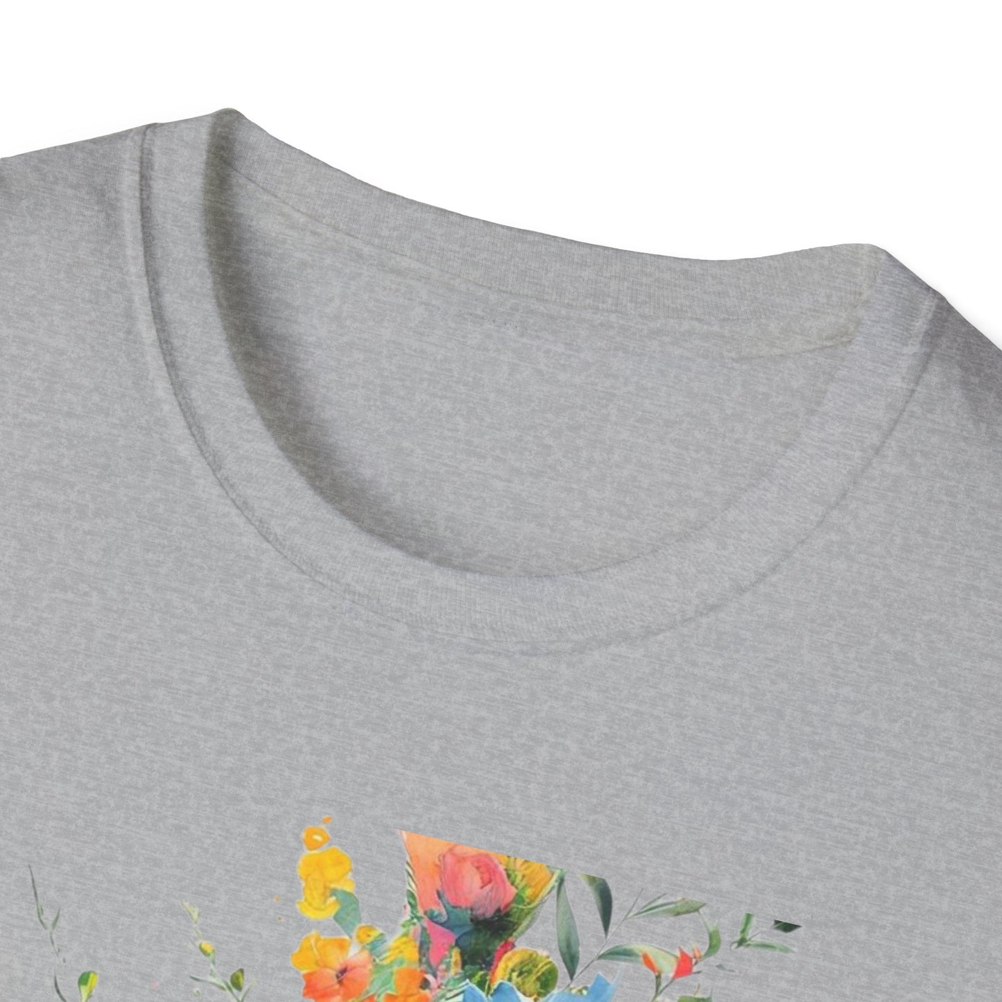 Floral Inspirational T-Shirt, Speak Life Quote Tee, Nature Lovers Gift, Unisex Casual Wear, Motivational Apparel, Summer Wardrobe Must-Have