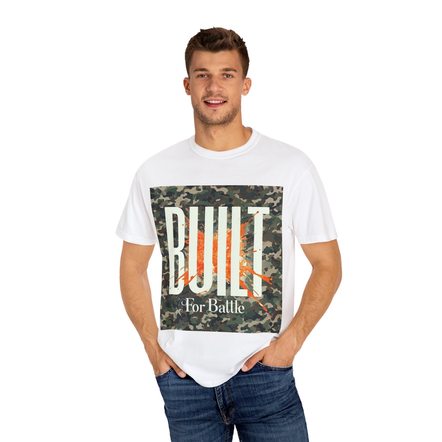 Built for Battle Unisex T-Shirt, Casual Wear, Fitness Apparel, Everyday Style, Gift for Him/Her, Streetwear