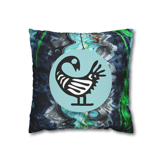 Bohemian Decorative Pillow, Unique Home Decor, Artistic Throw Cushion, Cozy Living Room Accent, Gift for Nature Lovers