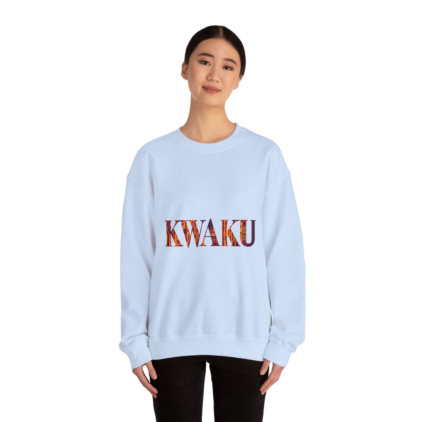 Chic Kwaku Crewneck Sweatshirt - Cozy Lounge Wear, Gift for Him/Her, Stylish Casual, Autumn Fashion, Unique Statement Sweater