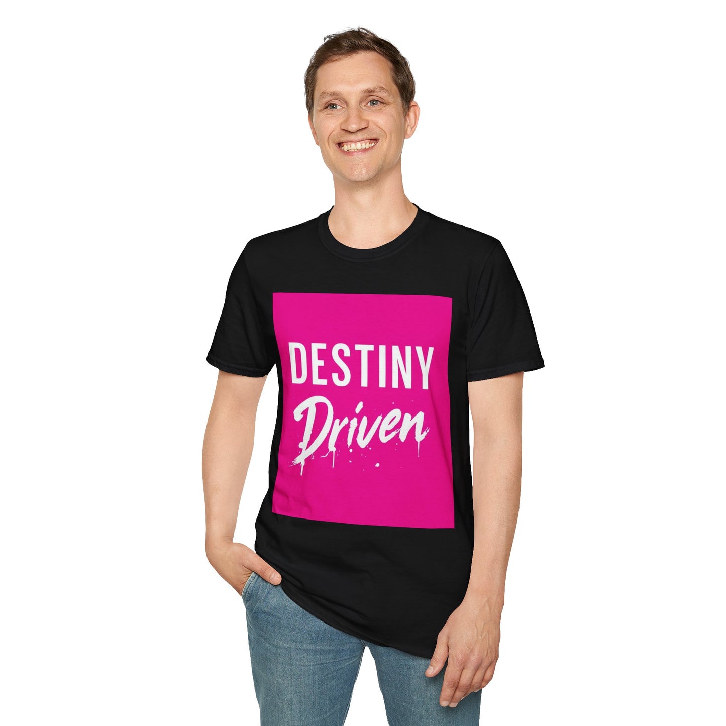 Copy of Destiny Driven Unisex Softstyle T-Shirt | Motivational Tee, Inspirational Gift, Casual Wear, Birthday Present, Everyday Comfort