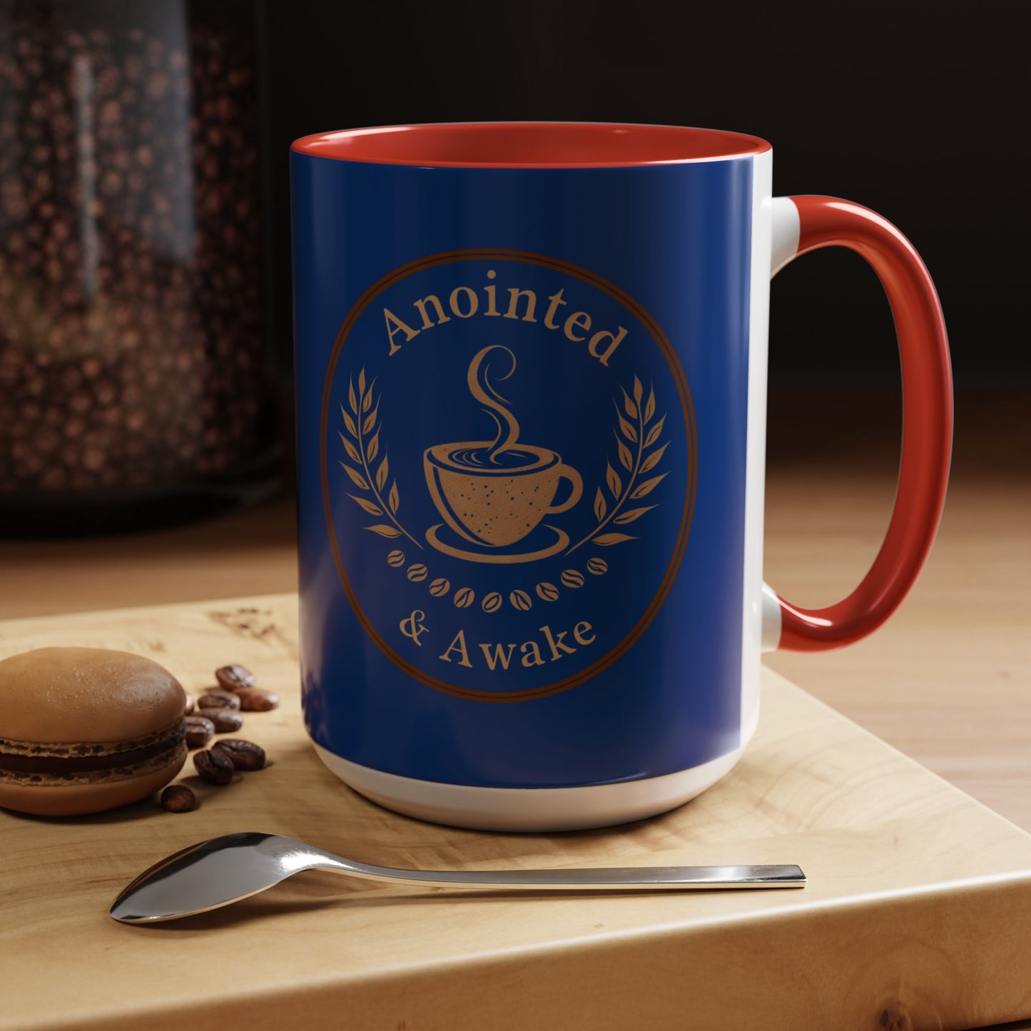 Anointed & Awake Coffee Mug - Perfect for Morning Rituals, Unique Gift, Coffee Lover's Delight, Personalized Drinkware, Spiritual Mug