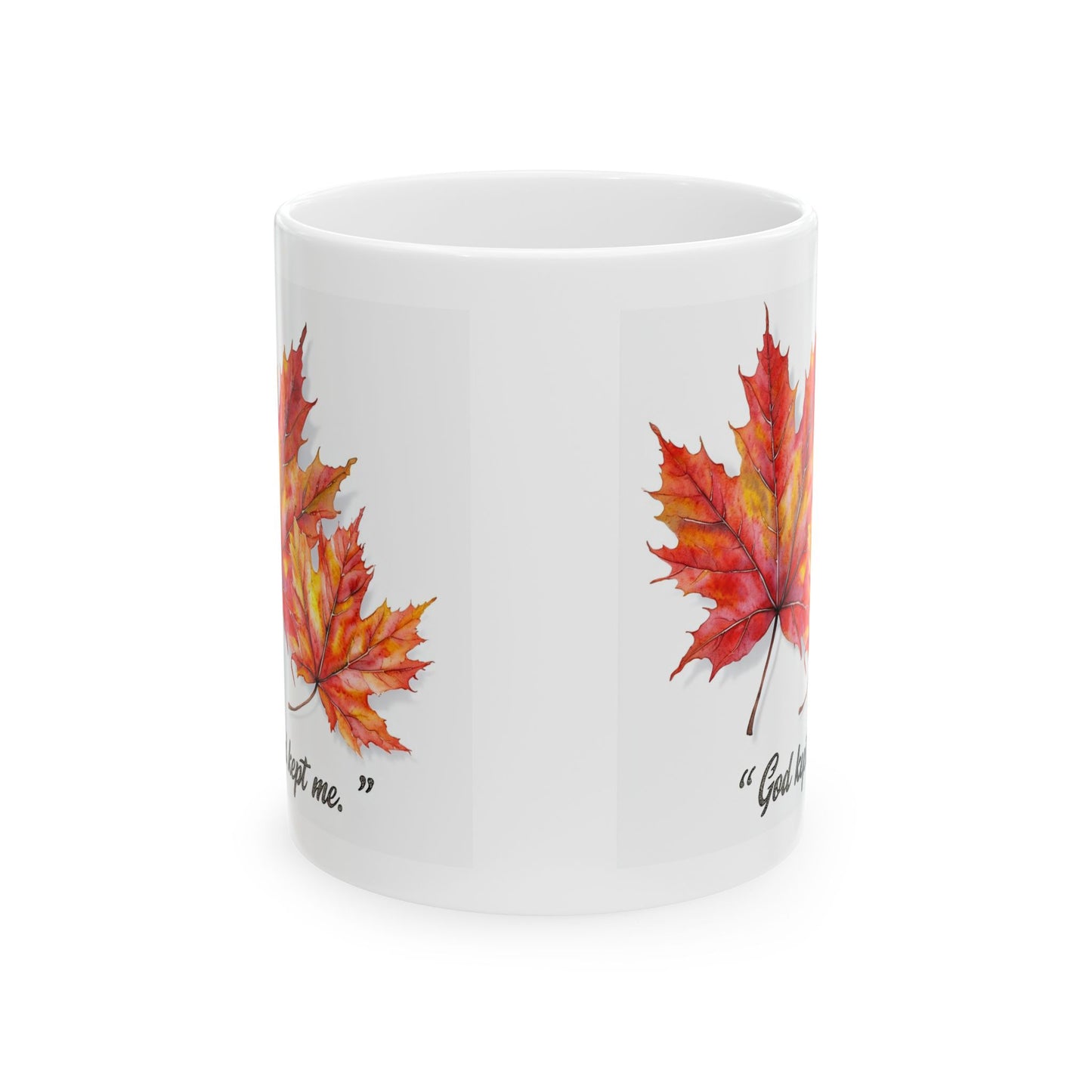 Autumn Leaf Ceramic Mug, Cozy Coffee Cup, Fall Decor, Gift for Nature Lovers, Seasonal Mug, Thanksgiving Gift
