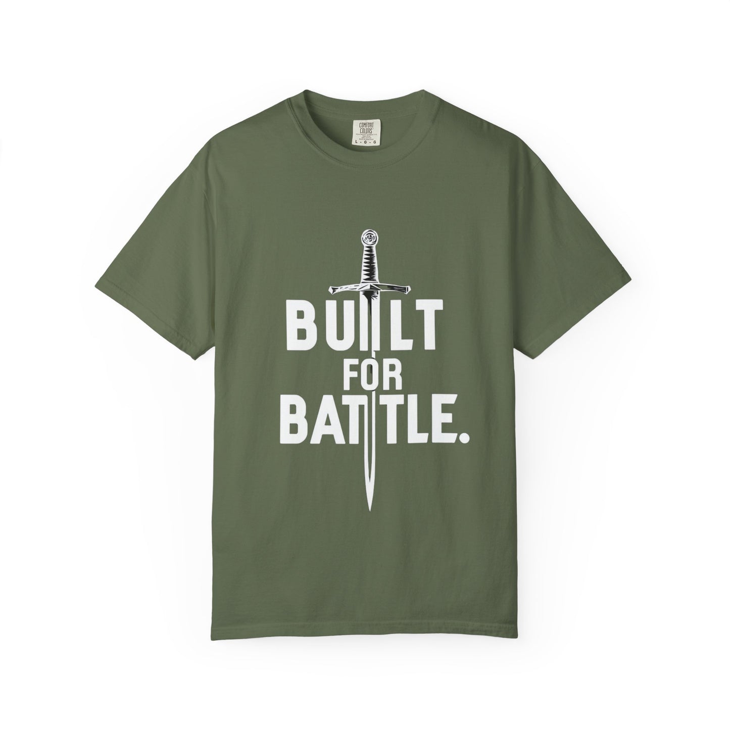 Battle-Ready Unisex T-shirt - Built for Battle - Casual Wear, Fitness, Gift for Warriors, Encouragement, Everyday Comfort
