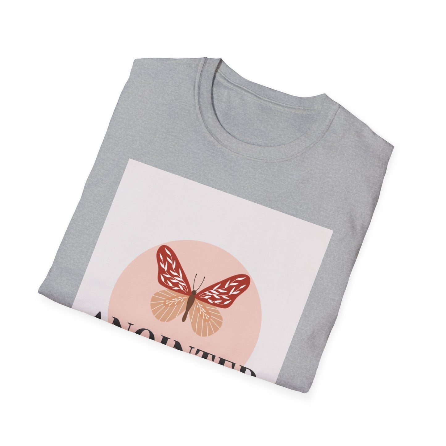 Anointed & Unapologetic Butterfly T-Shirt, Inspirational Tee, Gift for Her, Motivational Apparel, Casual Wear, Encouragement Shirt
