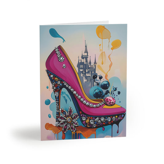 Glamorous High Heel Greeting Cards, Unique Fashion Cards for Birthdays, Celebrations, Fashionistas, Special Occasions, Art Lovers