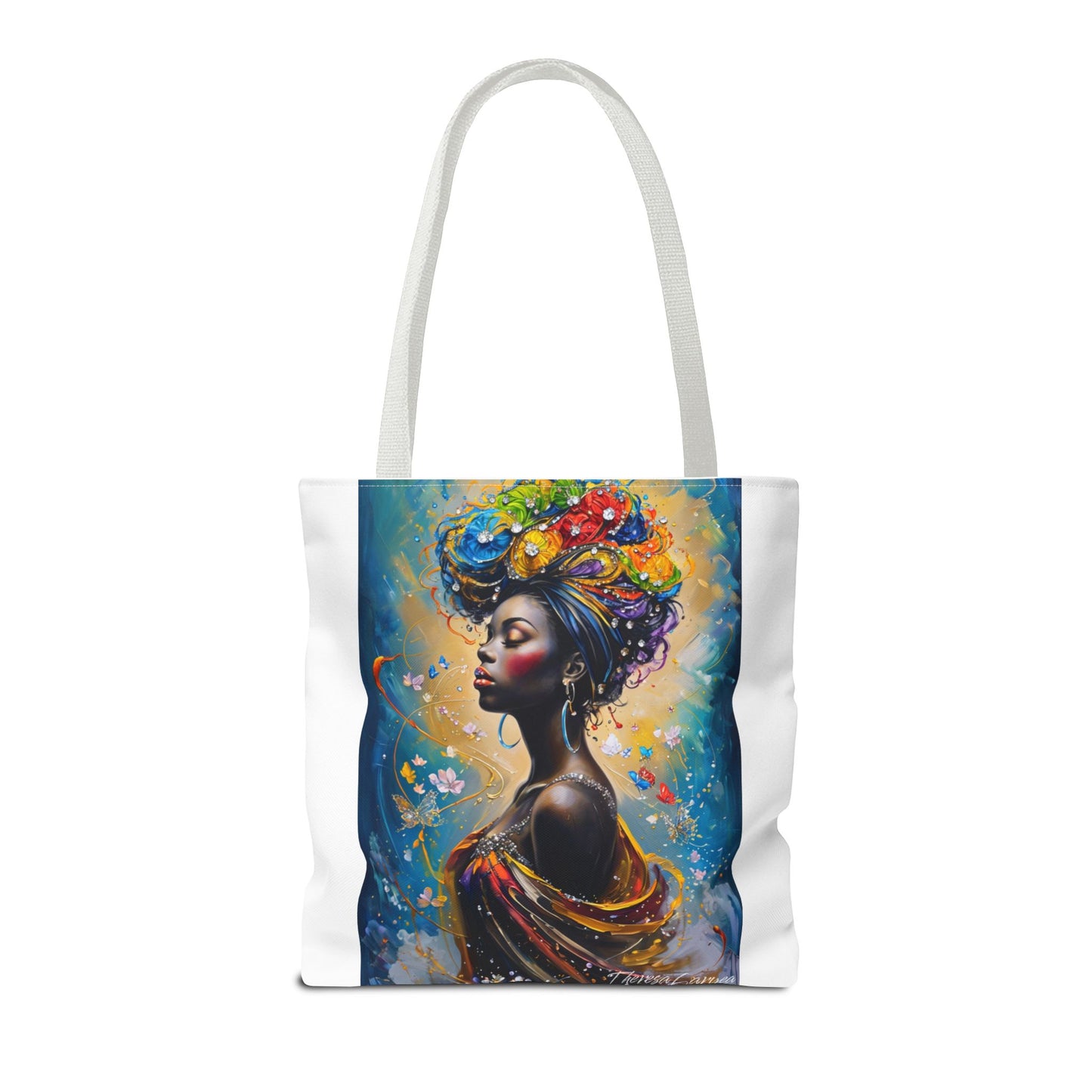 Vibrant Art Tote Bag, Stylish Eco-Friendly Grocery Bag, Elegant Gift for Art Lovers, Fashionable Daily Use, Perfect for Festivals