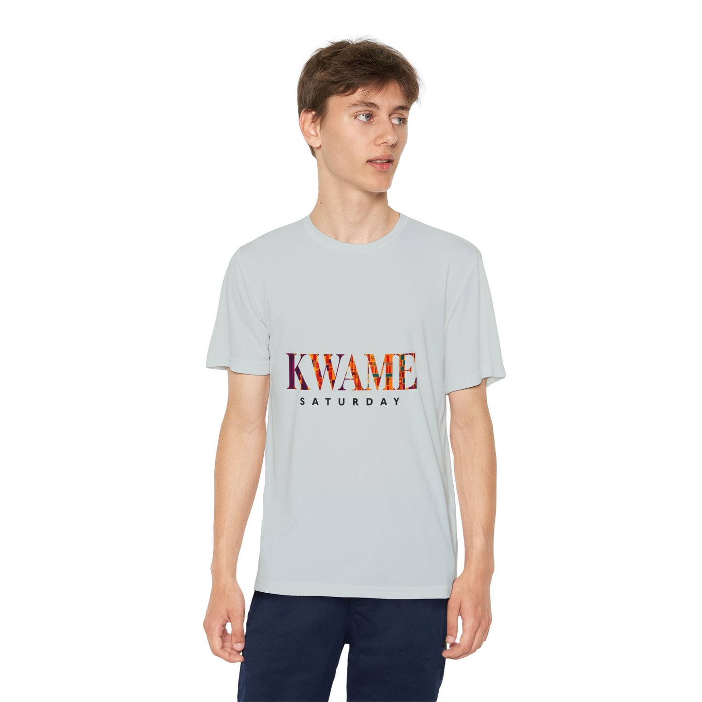 Youth Competitor Tee with KWAME SATURDAY Design - Perfect for Sports Events, Birthdays, Weekend Outfits, Gift for Youth, Casual Wear
