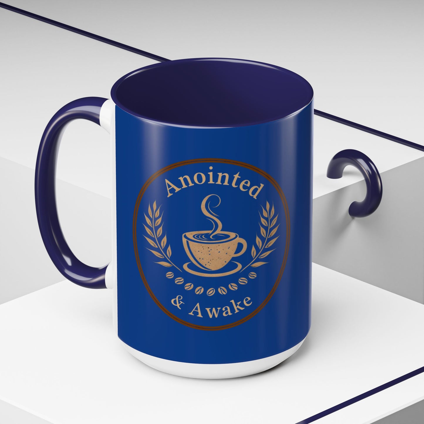 Anointed & Awake Coffee Mug - Perfect for Morning Rituals, Unique Gift, Coffee Lover's Delight, Personalized Drinkware, Spiritual Mug