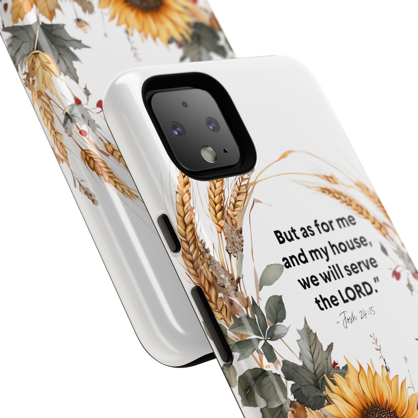 Fall-Themed Phone Case, Cozy Autumn Decor, Inspirational Quote, Pumpkin Design, Gift for Him or Her