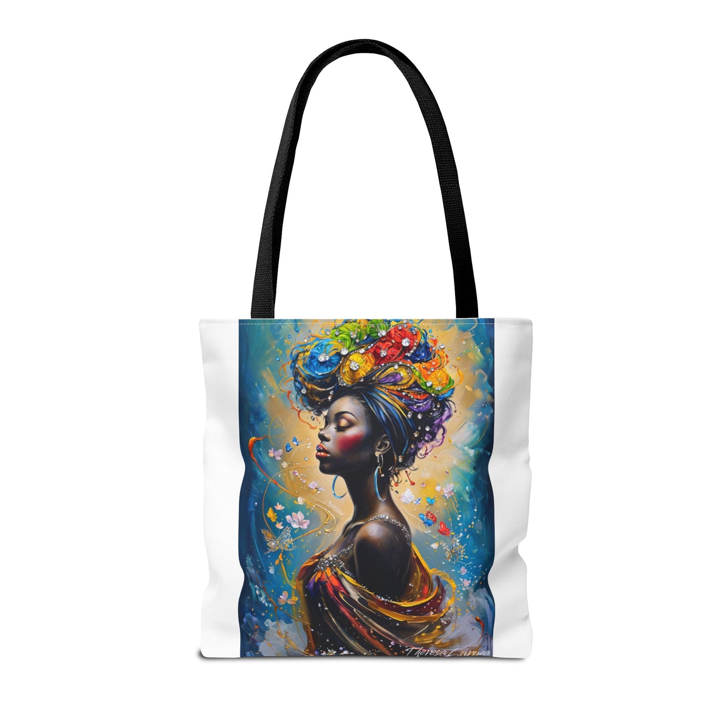 Vibrant Art Tote Bag, Stylish Eco-Friendly Grocery Bag, Elegant Gift for Art Lovers, Fashionable Daily Use, Perfect for Festivals