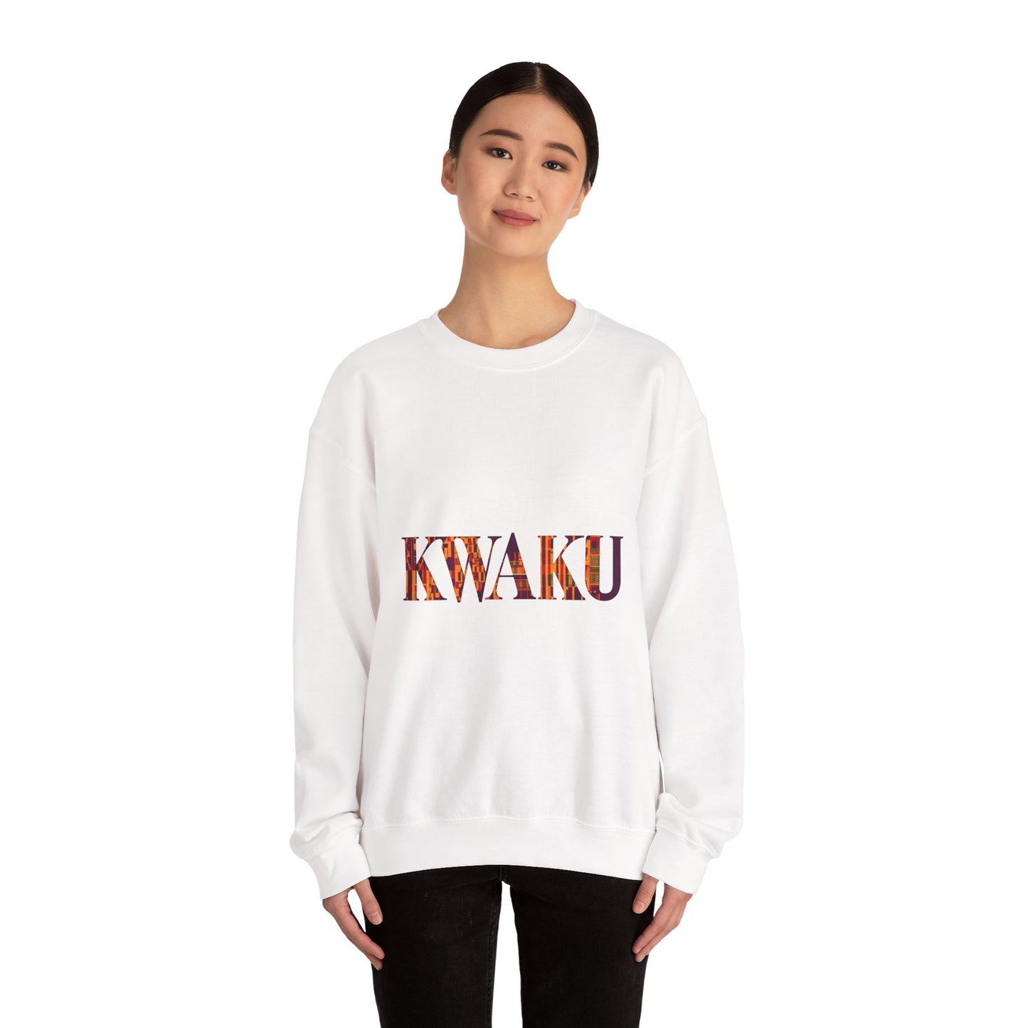 Chic Kwaku Crewneck Sweatshirt - Cozy Lounge Wear, Gift for Him/Her, Stylish Casual, Autumn Fashion, Unique Statement Sweater