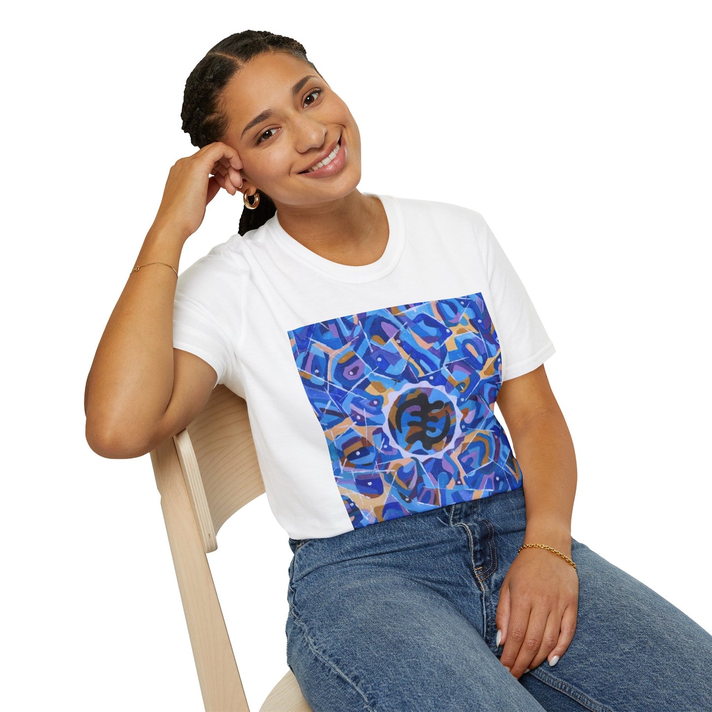 Vibrant Floral Unisex T-Shirt | Colorful Graphic Tee for Casual Wear, Gift, Summer Style, Art Lover, Stylish Comfort