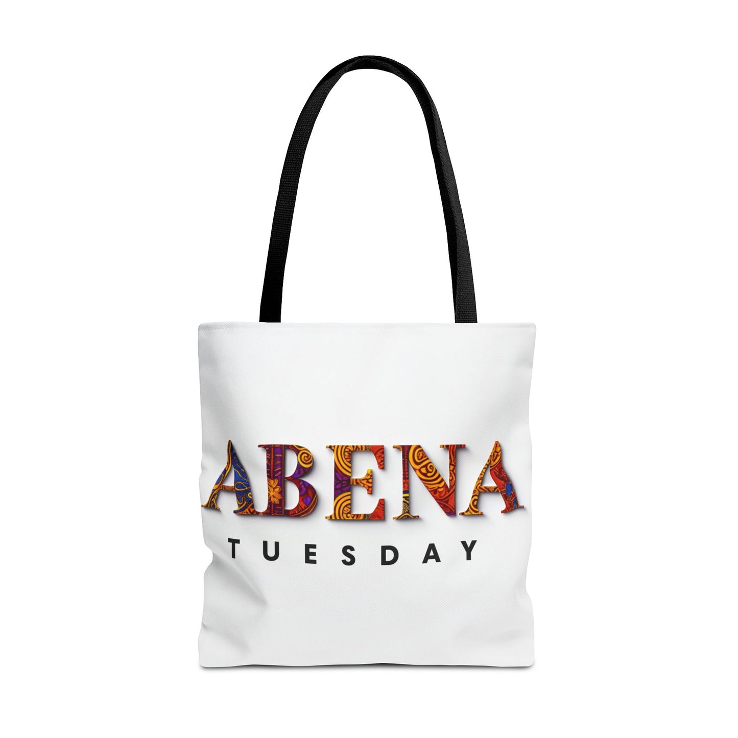 Abena Tuesday Tote Bag, Stylish Carryall, Gift for Her, Daily Use, Eco-Friendly, Fashionable Shopper's Bag, Personalized Tote