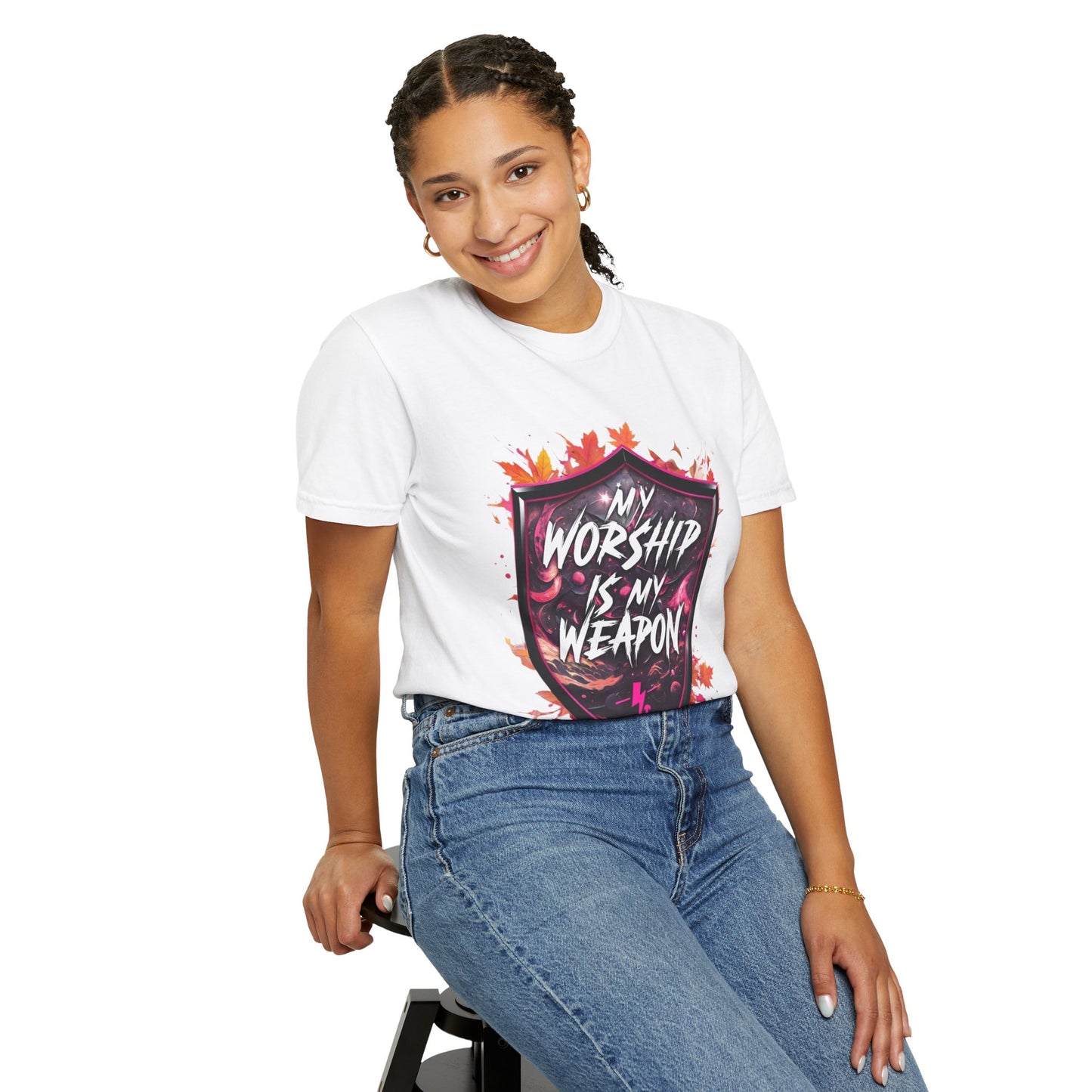 My Worship is My Weapon T-Shirt, Unisex Tee, Spiritual Gift, Christian Apparel, Faith-Based Shirt
