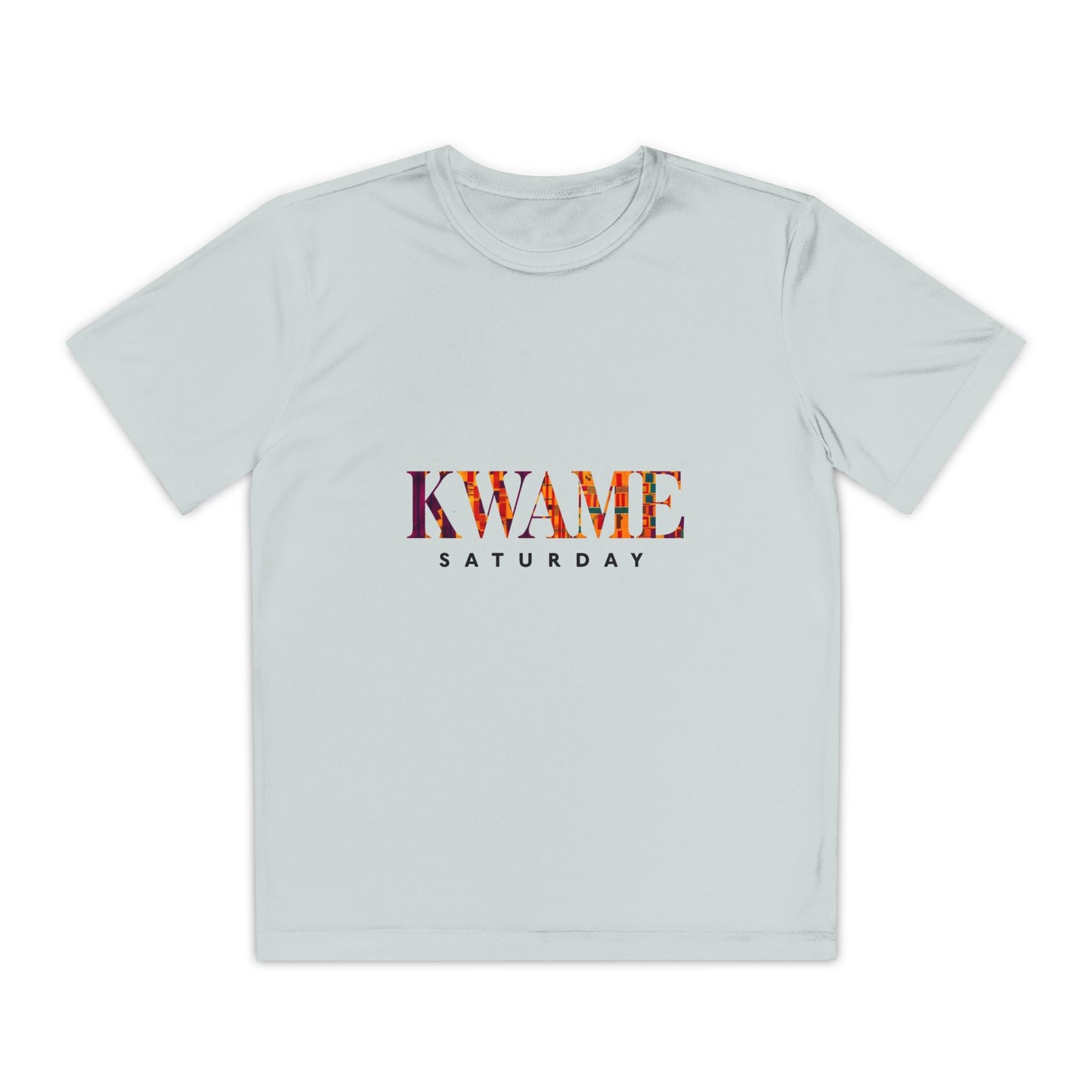 Youth Competitor Tee with KWAME SATURDAY Design - Perfect for Sports Events, Birthdays, Weekend Outfits, Gift for Youth, Casual Wear