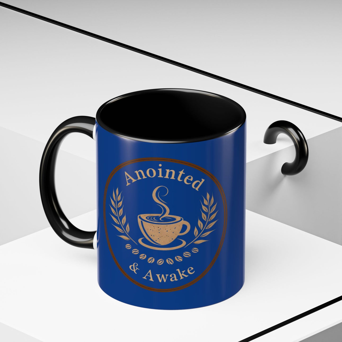 Anointed & Awake Coffee Mug - Perfect for Morning Rituals, Unique Gift, Coffee Lover's Delight, Personalized Drinkware, Spiritual Mug