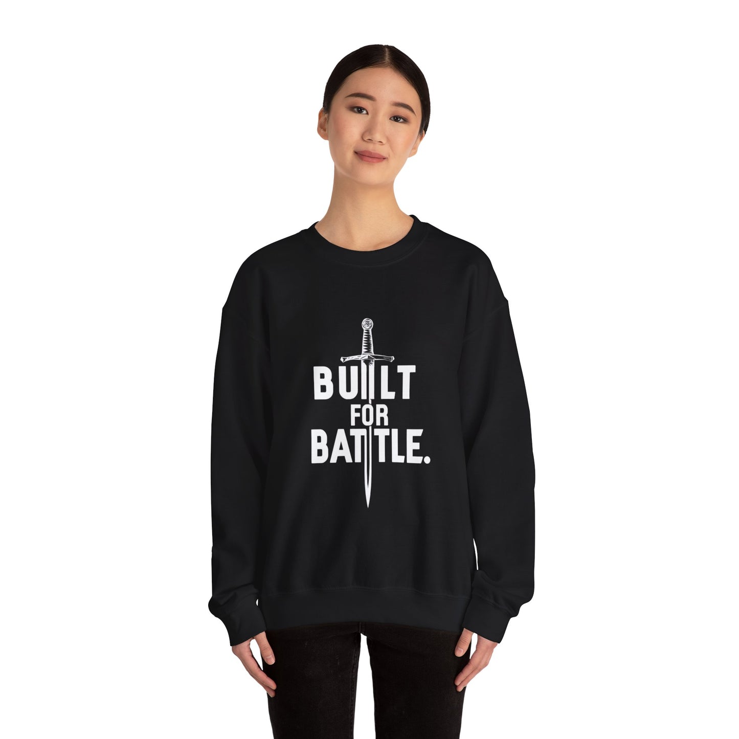 Battle Ready Sweatshirt - Unisex Heavy Blend Crewneck, Casual Comfort, Unique Gift for Gamers, Stylish Streetwear, Perfect for Parties