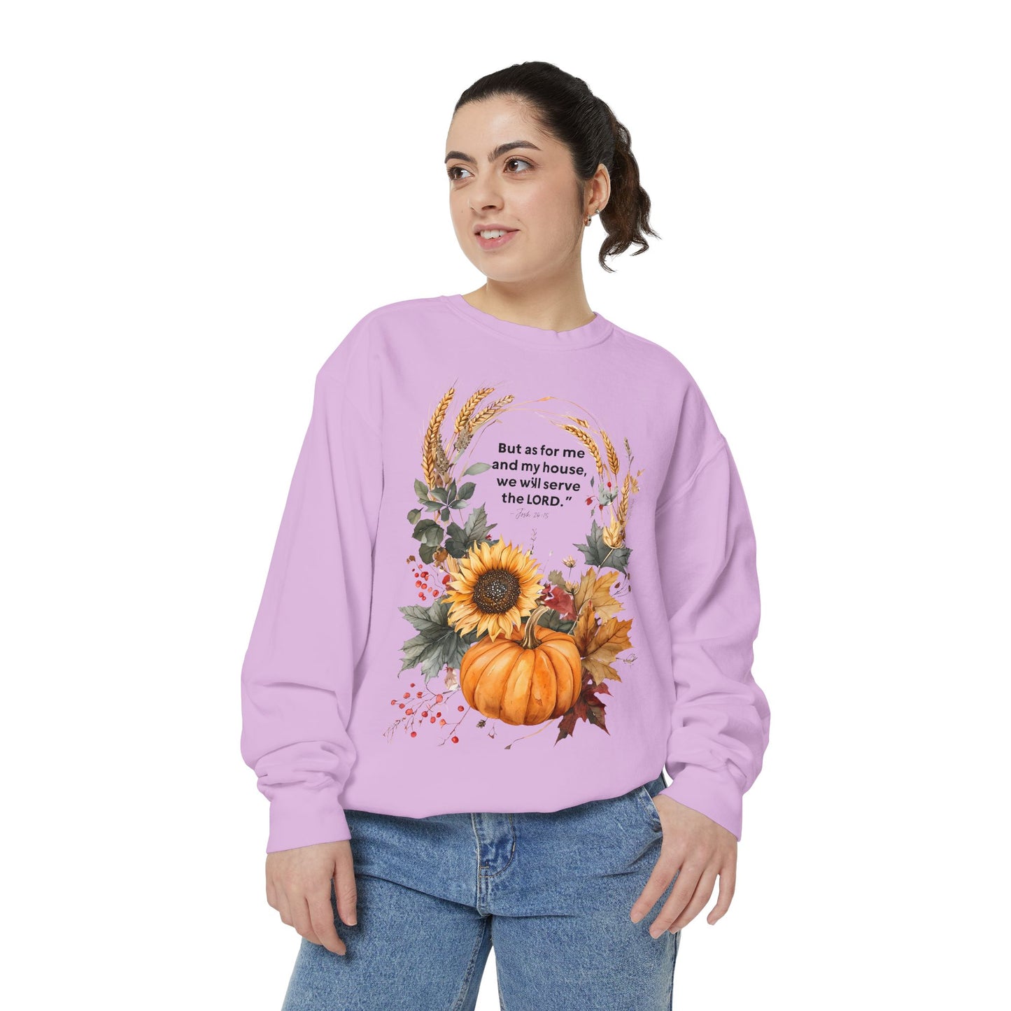 Cozy Fall Sweatshirt with Inspirational Quote, Perfect for Thanksgiving, Autumn Wardrobe, Gift for Her, Layering Piece, Unisex Apparel