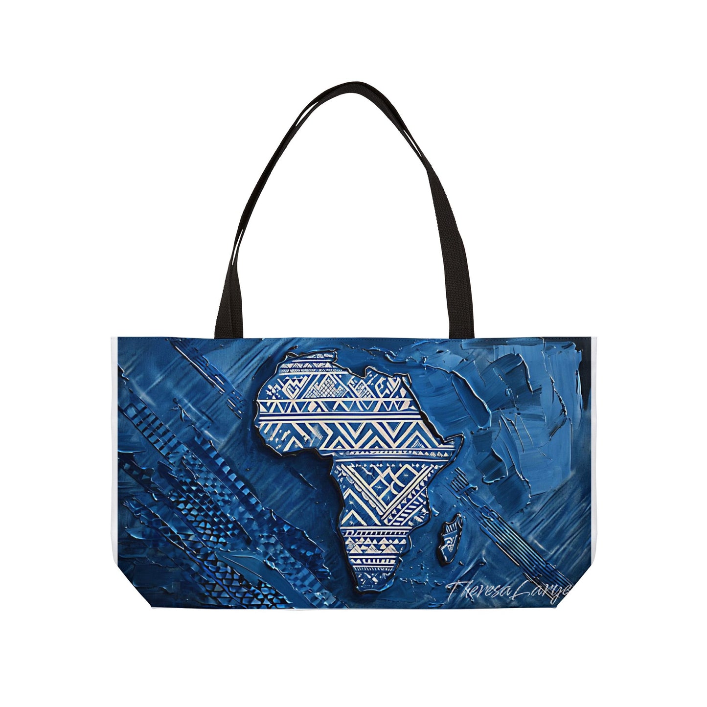 African-Inspired Weekender Tote Bag | Stylish Travel Bag, Vacation Tote, Beach Carryall, Fitness Organizer, Gift for Travelers