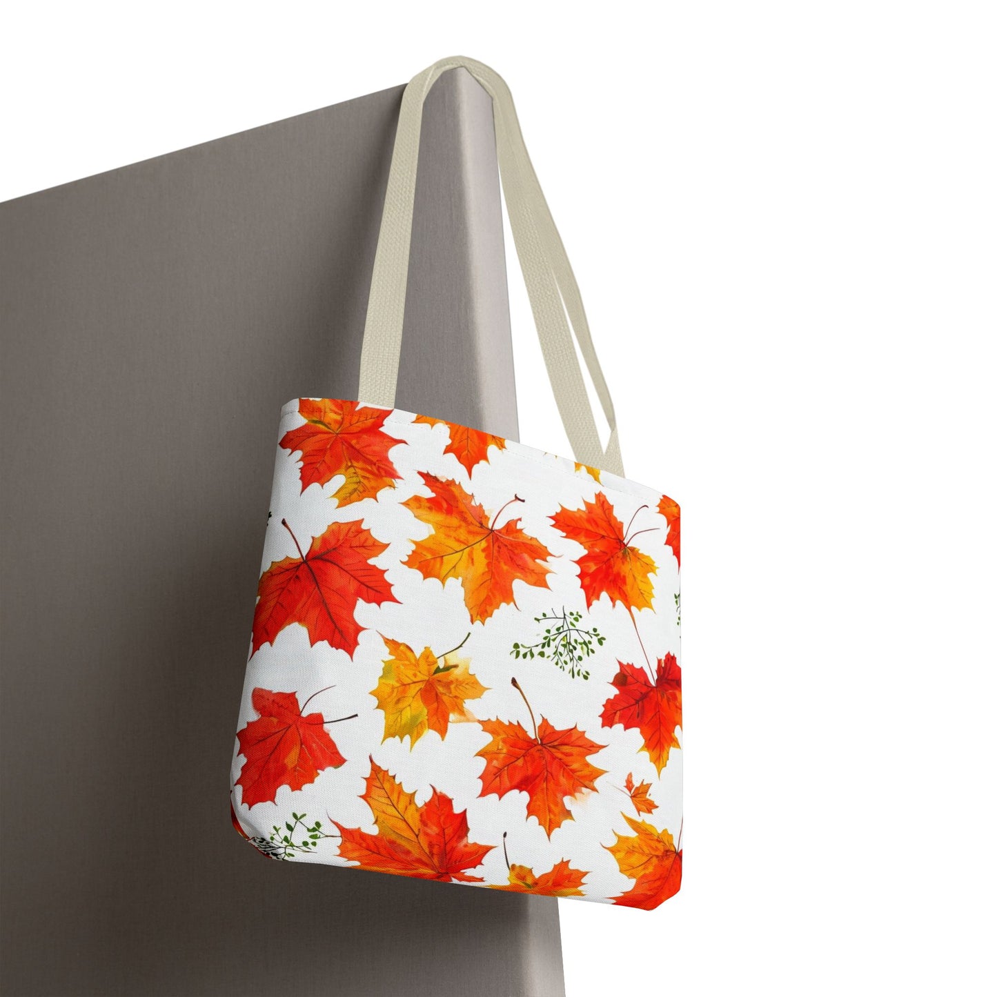 Autumn Leaves Tote Bag, Fall Shopping Tote, Seasonal Gift for Her, Eco-Friendly Bag, Thanksgiving Party Favor