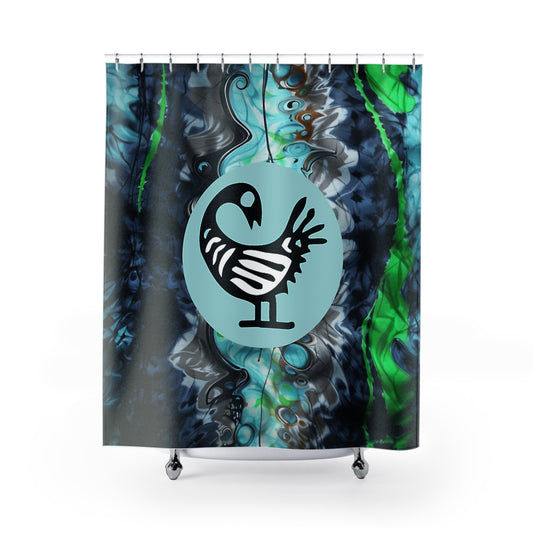 Bohemian Shower Curtain, Unique Home Decor, Colorful Bathroom Accessory, Gift for Her, Artistic Home Styling