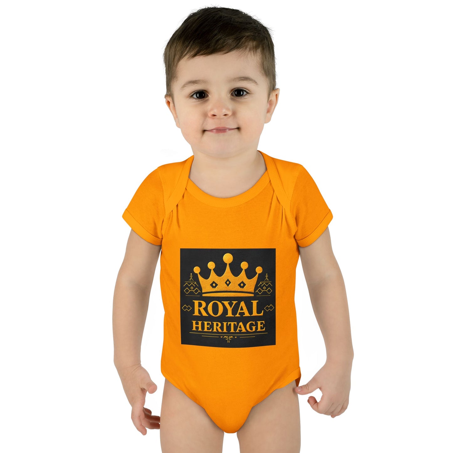 Royal Heritage Infant Bodysuit, Cute Baby Onesie, Newborn Gift, Baby Shower Outfit, Crown Theme Baby Apparel