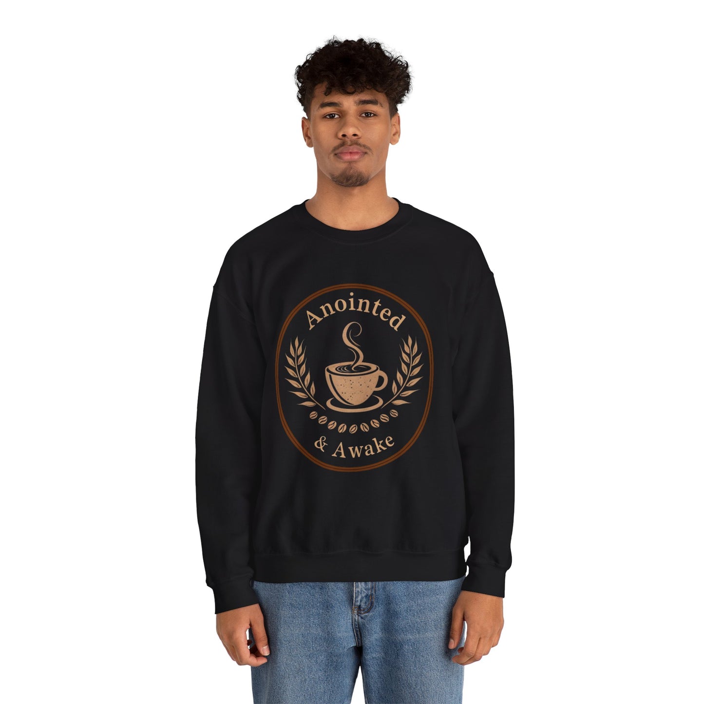 Cozy Coffee Sweatshirt - Anointed & Awake