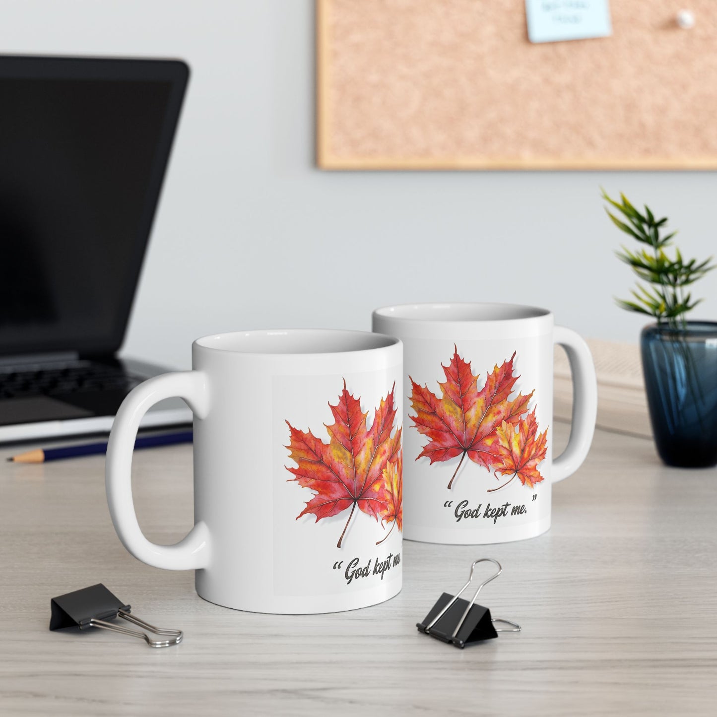 Autumn Leaf Ceramic Mug, Cozy Coffee Cup, Fall Decor, Gift for Nature Lovers, Seasonal Mug, Thanksgiving Gift