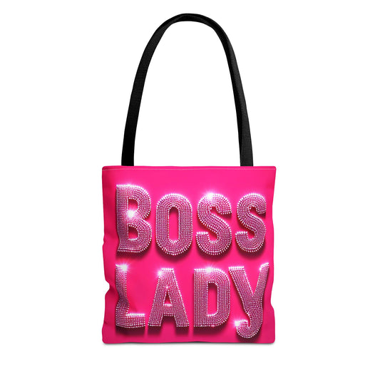 Boss Lady Tote Bag | Stylish Shopping Bag for Women | Perfect Gift for Boss's Day, Birthdays, and Chic Everyday Use