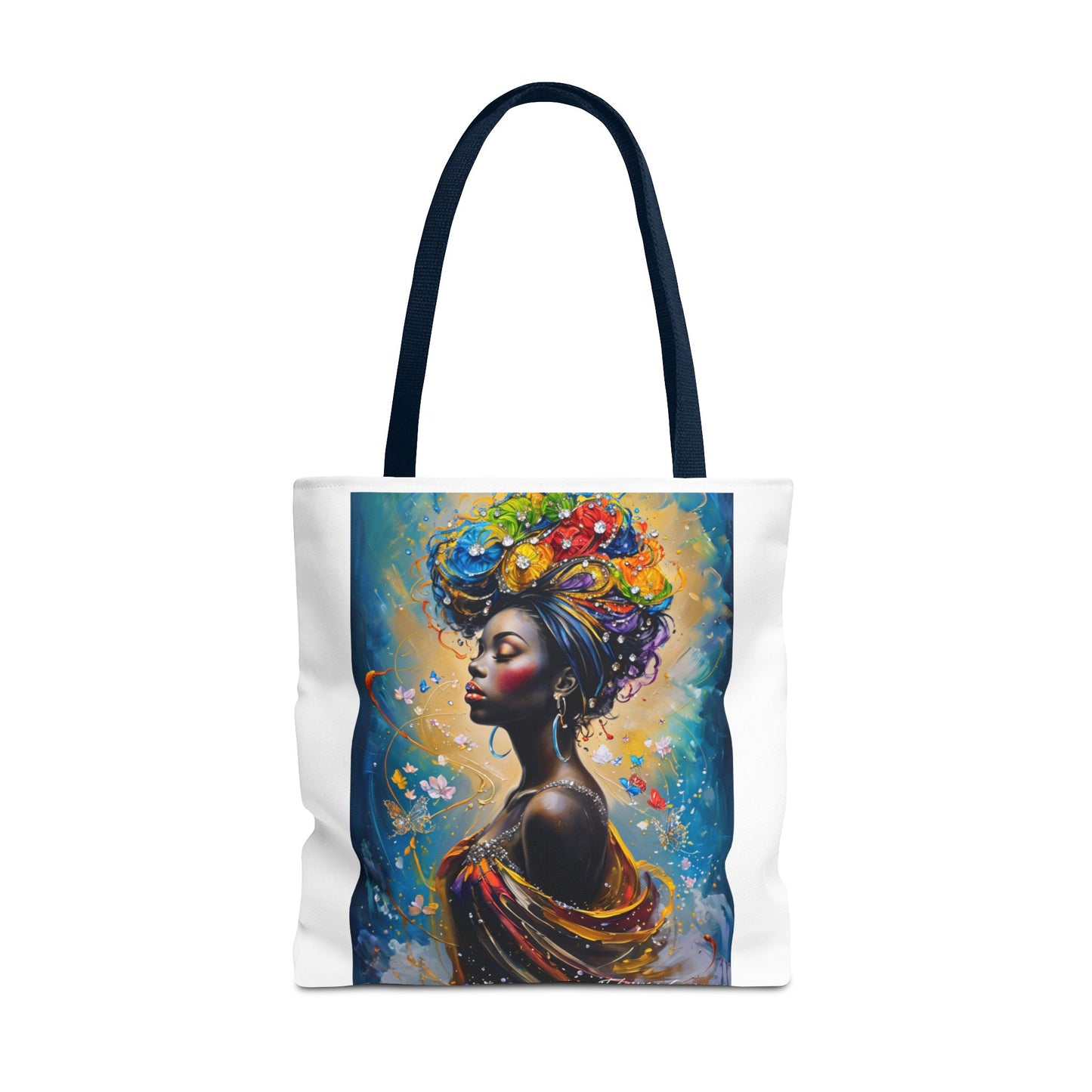 Vibrant Art Tote Bag, Stylish Eco-Friendly Grocery Bag, Elegant Gift for Art Lovers, Fashionable Daily Use, Perfect for Festivals