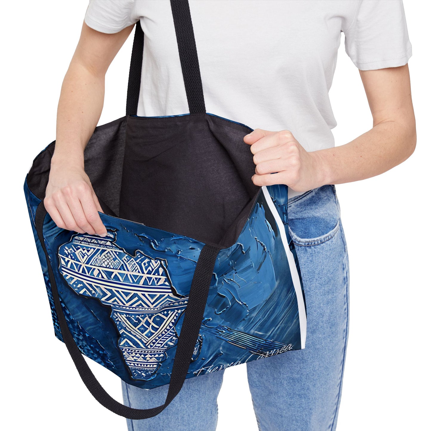 African-Inspired Weekender Tote Bag | Stylish Travel Bag, Vacation Tote, Beach Carryall, Fitness Organizer, Gift for Travelers