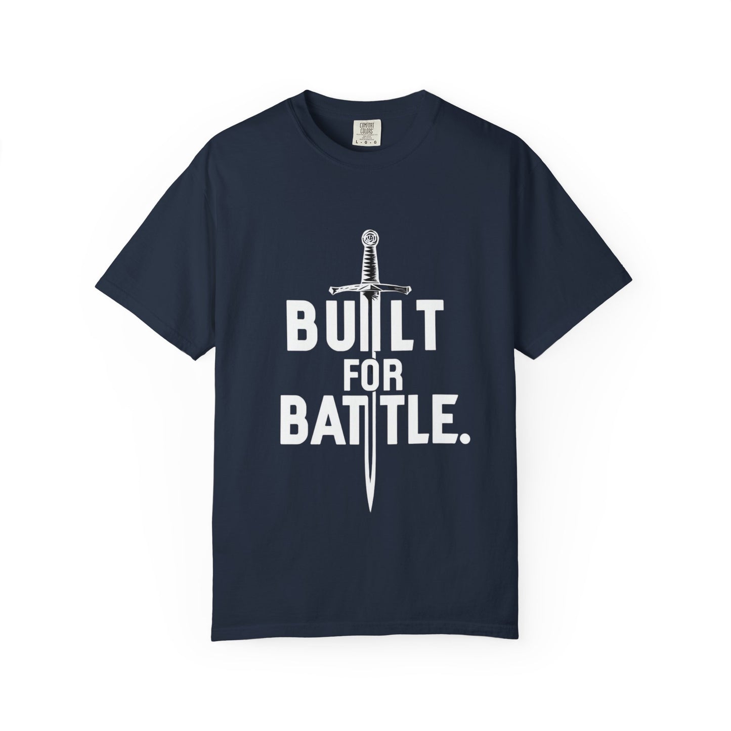 Battle-Ready Unisex T-shirt - Built for Battle - Casual Wear, Fitness, Gift for Warriors, Encouragement, Everyday Comfort