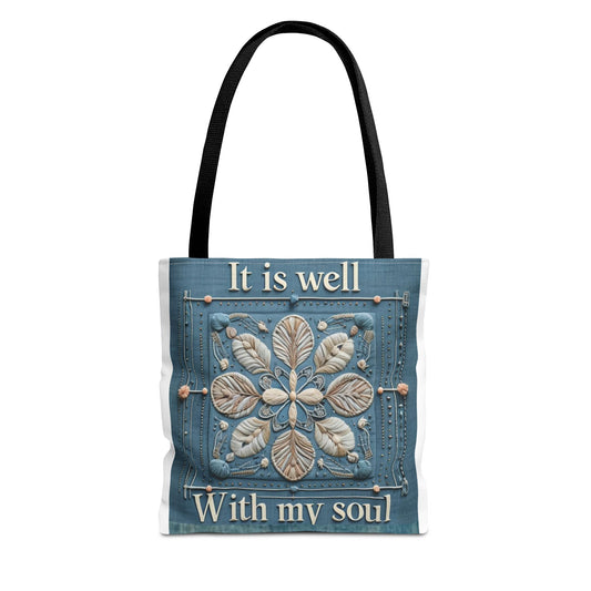 Inspirational Tote Bag, Faith-Based Bag, Motivational Shopping Bag, Personalized Gift, Spiritual Accessory