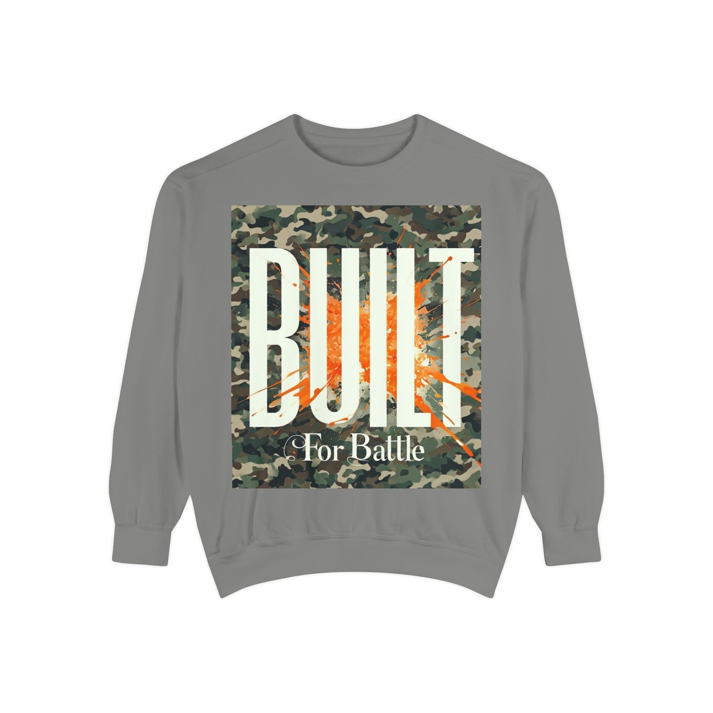 Battle-Ready Unisex Sweatshirt | Cozy Streetwear | Gift for Him or Her | Fall Fashion | Casual Wear | Camo Design