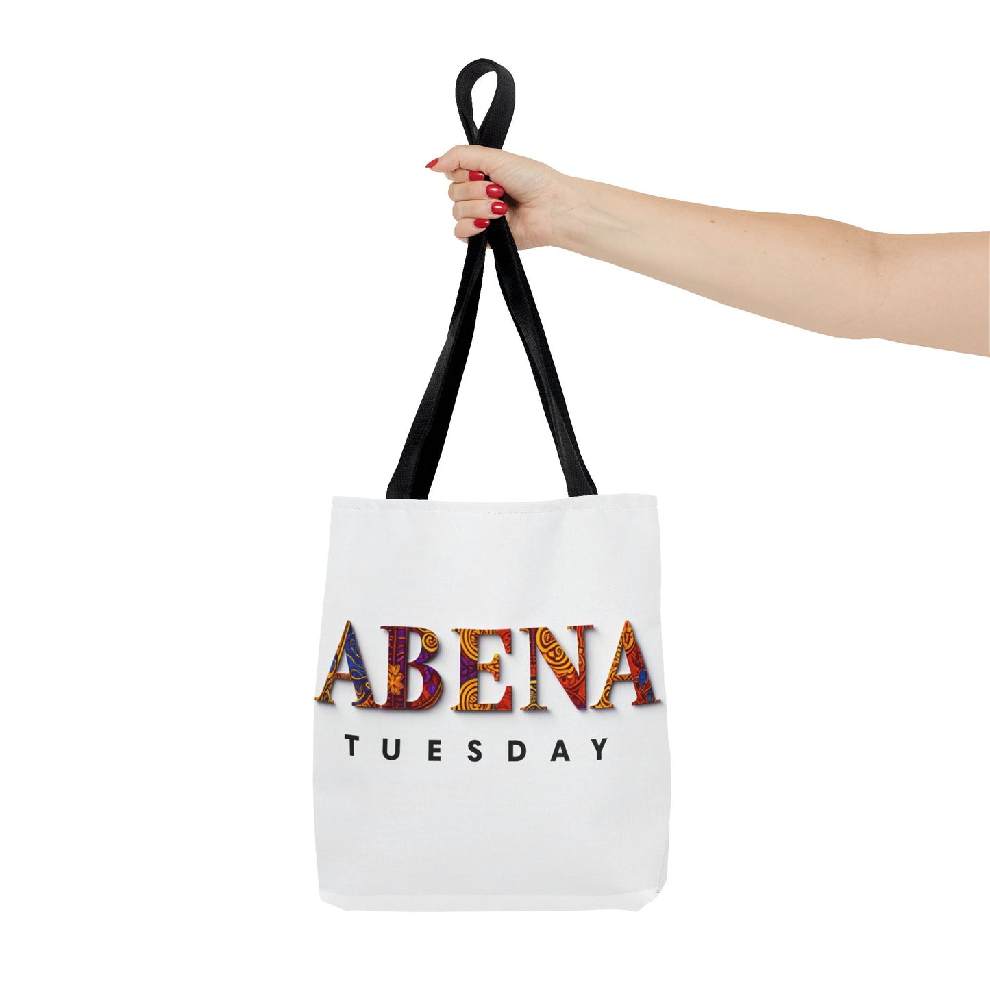 Abena Tuesday Tote Bag, Stylish Carryall, Gift for Her, Daily Use, Eco-Friendly, Fashionable Shopper's Bag, Personalized Tote