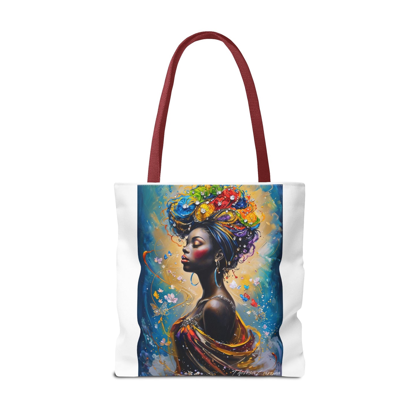 Vibrant Art Tote Bag, Stylish Eco-Friendly Grocery Bag, Elegant Gift for Art Lovers, Fashionable Daily Use, Perfect for Festivals