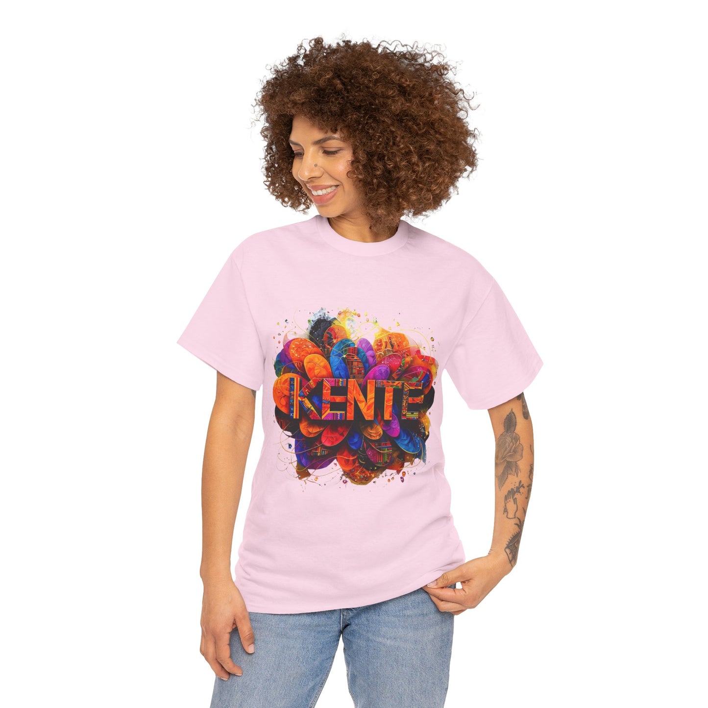 Vibrant Artistic Expression Tee - Unisex Cotton T-Shirt, Casual Wear, Gift for Art Lovers, Bright Design, Everyday Style