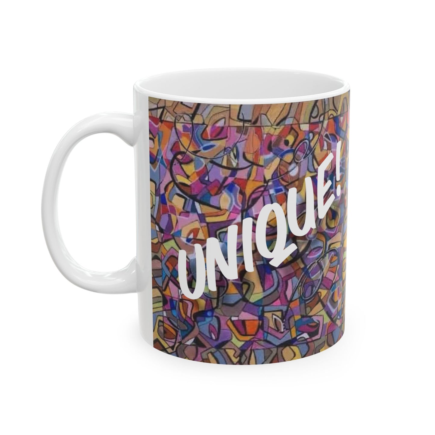 Copy of Floral Comfort Ceramic Mug, Coffee Cup Gift for Dog Lovers, Inspirational Mug for Birthdays, Housewarming, Pet Memorial