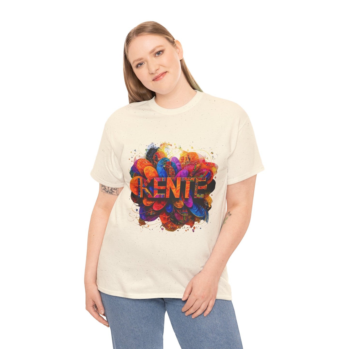 Vibrant Artistic Expression Tee - Unisex Cotton T-Shirt, Casual Wear, Gift for Art Lovers, Bright Design, Everyday Style