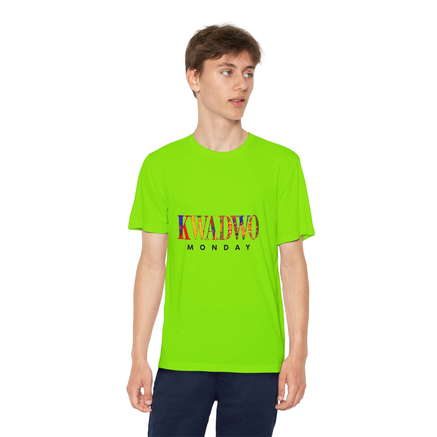 Youth Competitor T-Shirt, Fun Youth Tee, Kwadwo Monday Graphic Tee, Kids Casual Top, Gift for Kids, Birthday Shirt