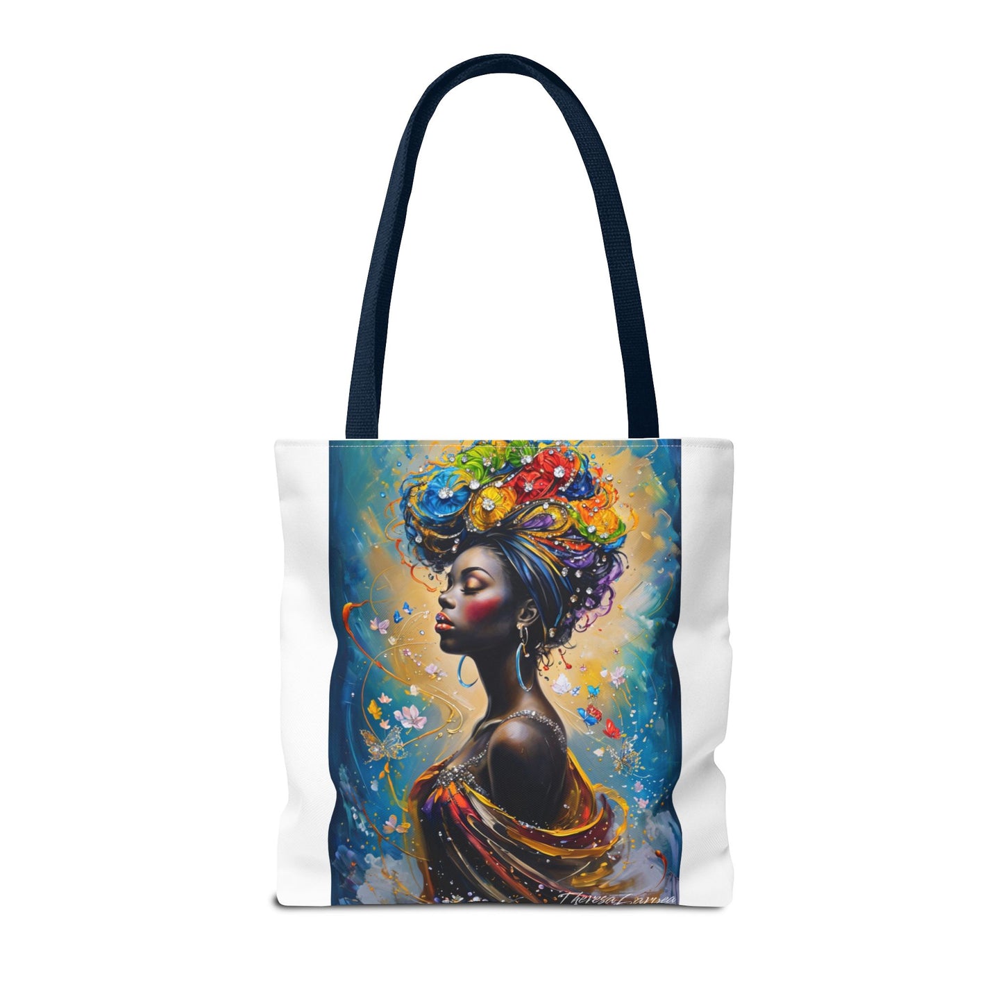 Vibrant Art Tote Bag, Stylish Eco-Friendly Grocery Bag, Elegant Gift for Art Lovers, Fashionable Daily Use, Perfect for Festivals