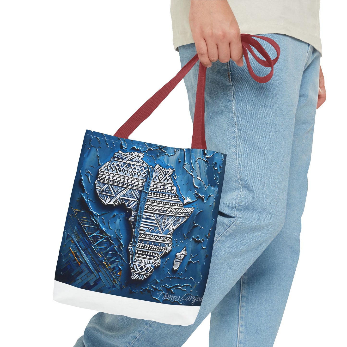African Pride Tote Bag, Eco-Friendly Shopping Bag, Vacation Tote, Boho Style Bag, Gift for Travelers, Art Tote