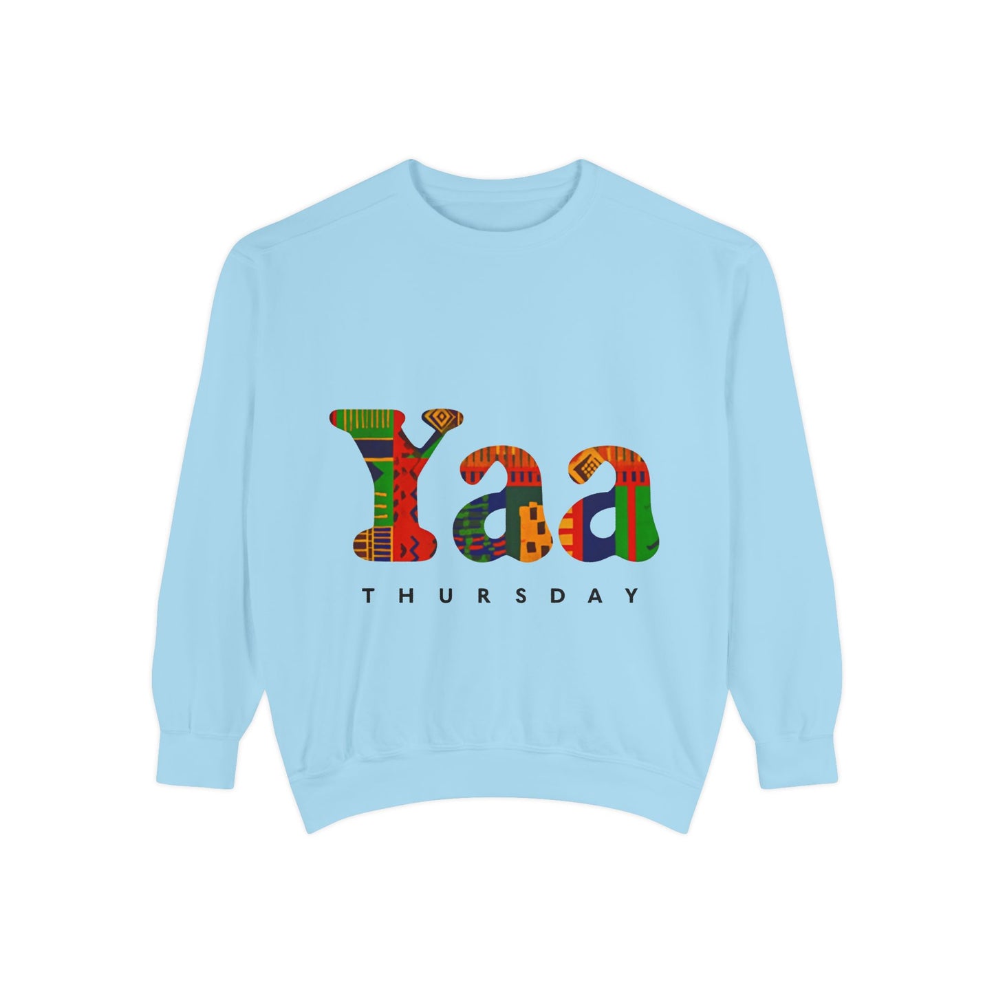 Copy of Garment-Dyed Sweatshirt with 'AKUA Wednesday' Design - Cozy Unisex Style, Perfect for Casual Wear, Gifts, and Everyday Comfort