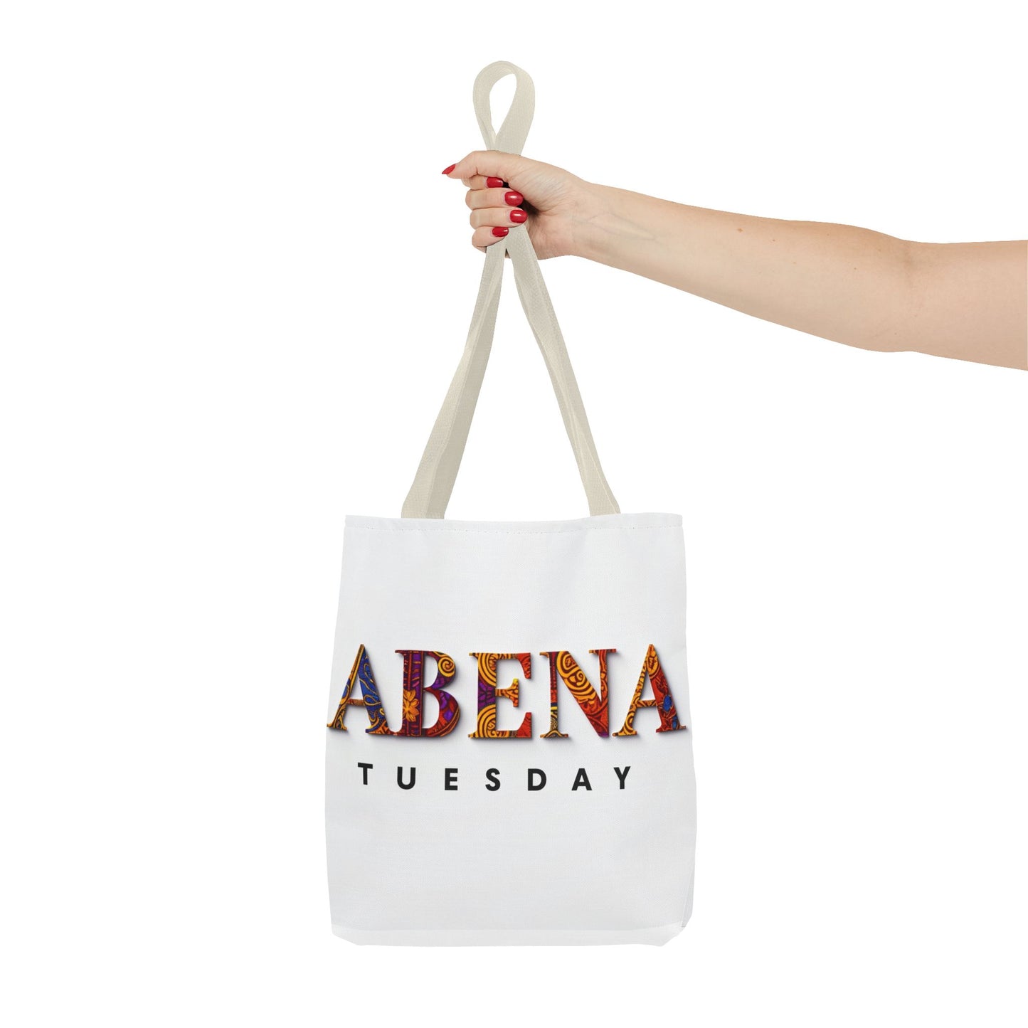 Abena Tuesday Tote Bag, Stylish Carryall, Gift for Her, Daily Use, Eco-Friendly, Fashionable Shopper's Bag, Personalized Tote