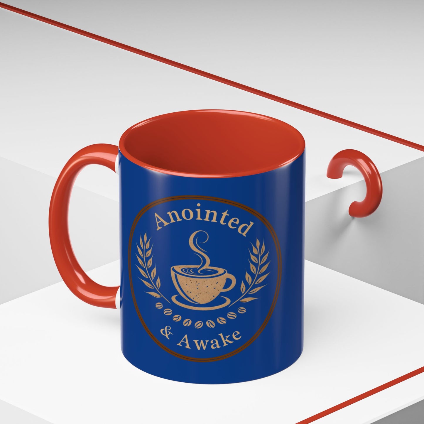 Anointed & Awake Coffee Mug - Perfect for Morning Rituals, Unique Gift, Coffee Lover's Delight, Personalized Drinkware, Spiritual Mug