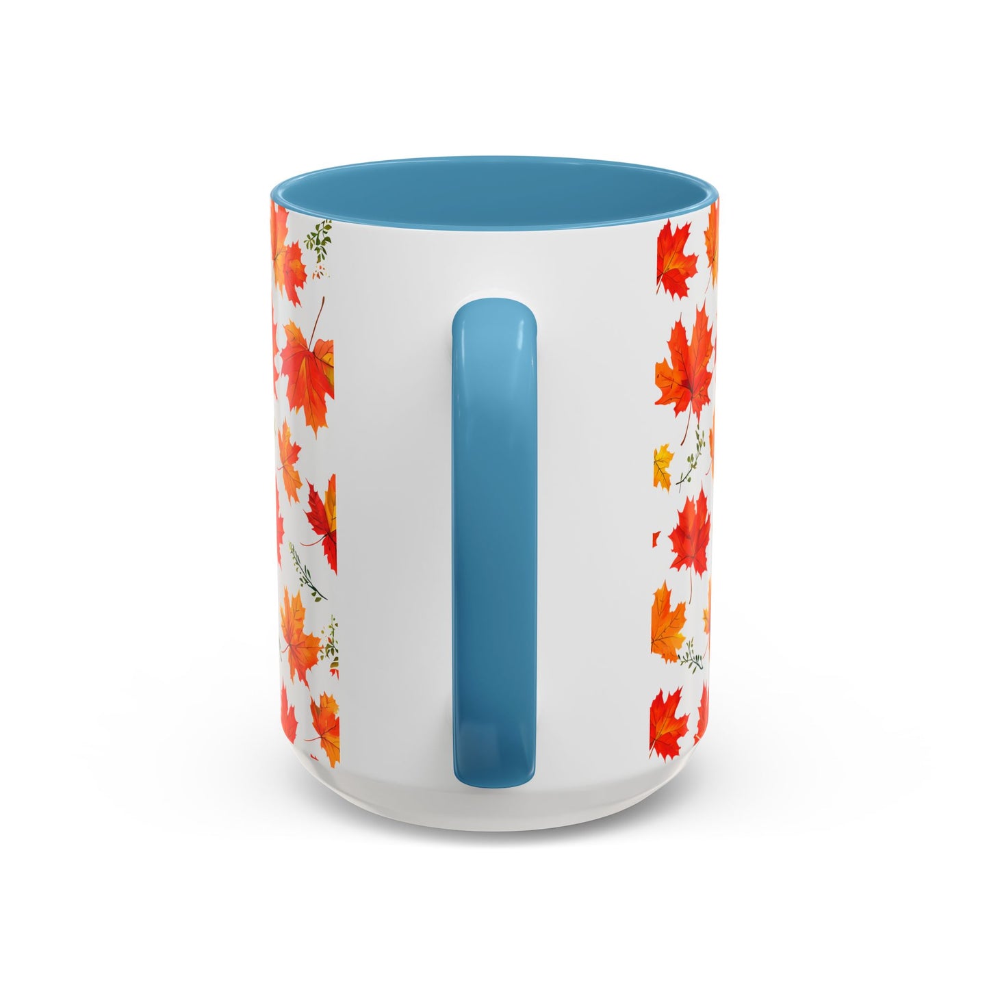 Autumn Leaves Coffee Mug, Fall Decor, Thanksgiving Gift, Hot Beverage Cup, Seasonal Drinkware