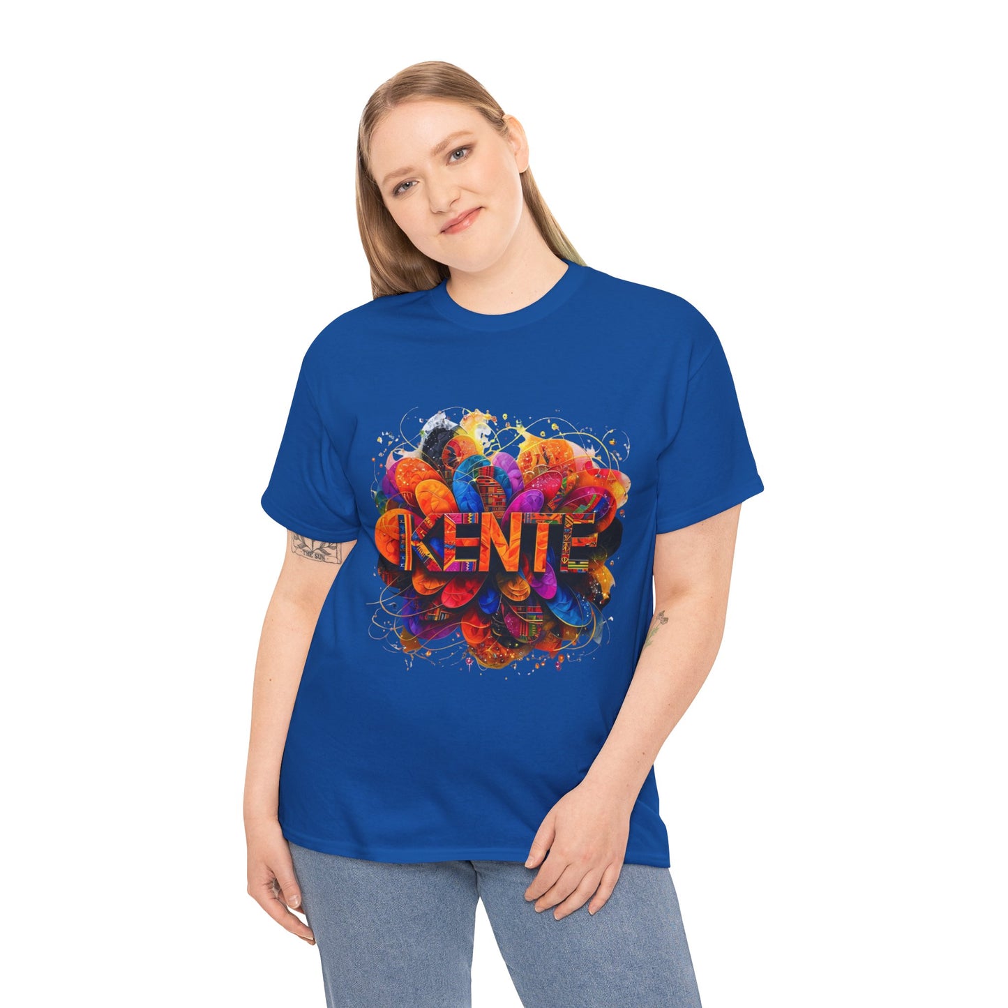Vibrant Artistic Expression Tee - Unisex Cotton T-Shirt, Casual Wear, Gift for Art Lovers, Bright Design, Everyday Style