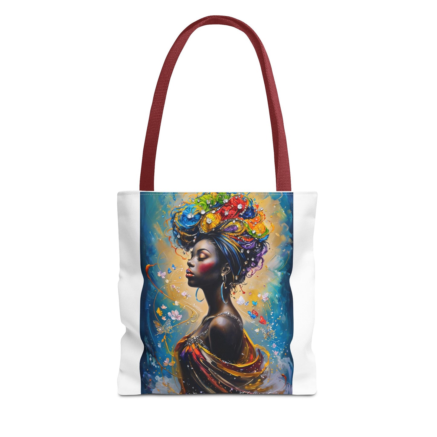 Vibrant Art Tote Bag, Stylish Eco-Friendly Grocery Bag, Elegant Gift for Art Lovers, Fashionable Daily Use, Perfect for Festivals